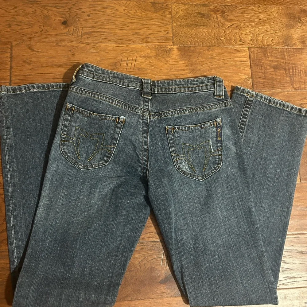 Seven7 Women's casual high rise Dark Blue Boot Cut Jeans
Size 29 X 31 - Picture 3 of 3